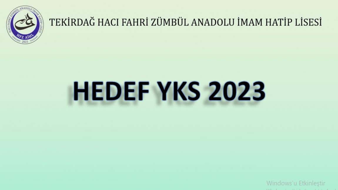 HEDEF YKS 2023